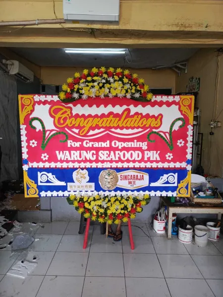 Papan Bunga Ucapan Selamat The Hermitage Jakarta