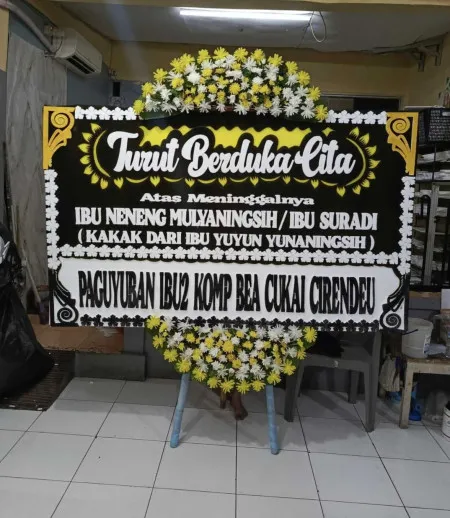 Papan Bunga Duka The Hermitage Jakarta