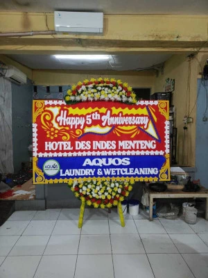 Papan Bunga di The Hermitage Jakarta