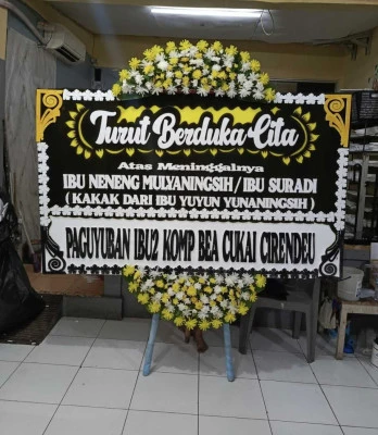 Papan Bunga di The Hermitage Jakarta