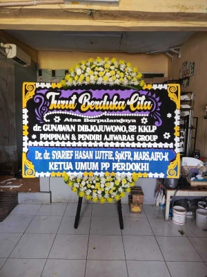 Papan Bunga di The Hermitage Jakarta